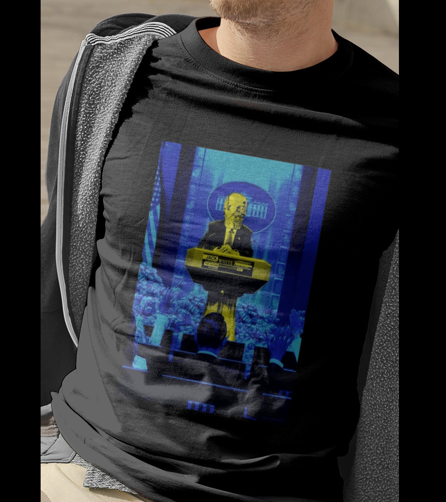 Jack White The Anthem Washington DC July 10 2026 Skeleton At Podium White House T-Shirt
