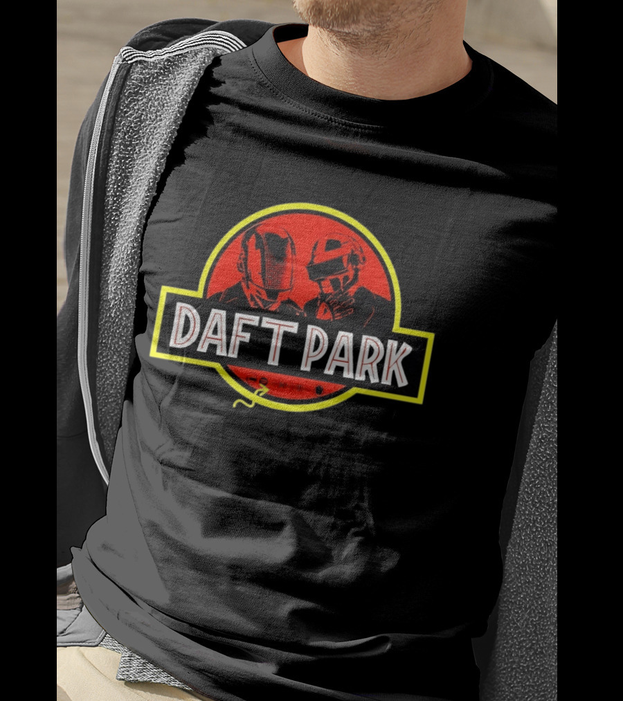 Daft Park Daft Punk Meets Jurassic Park Mashup T-Shirt