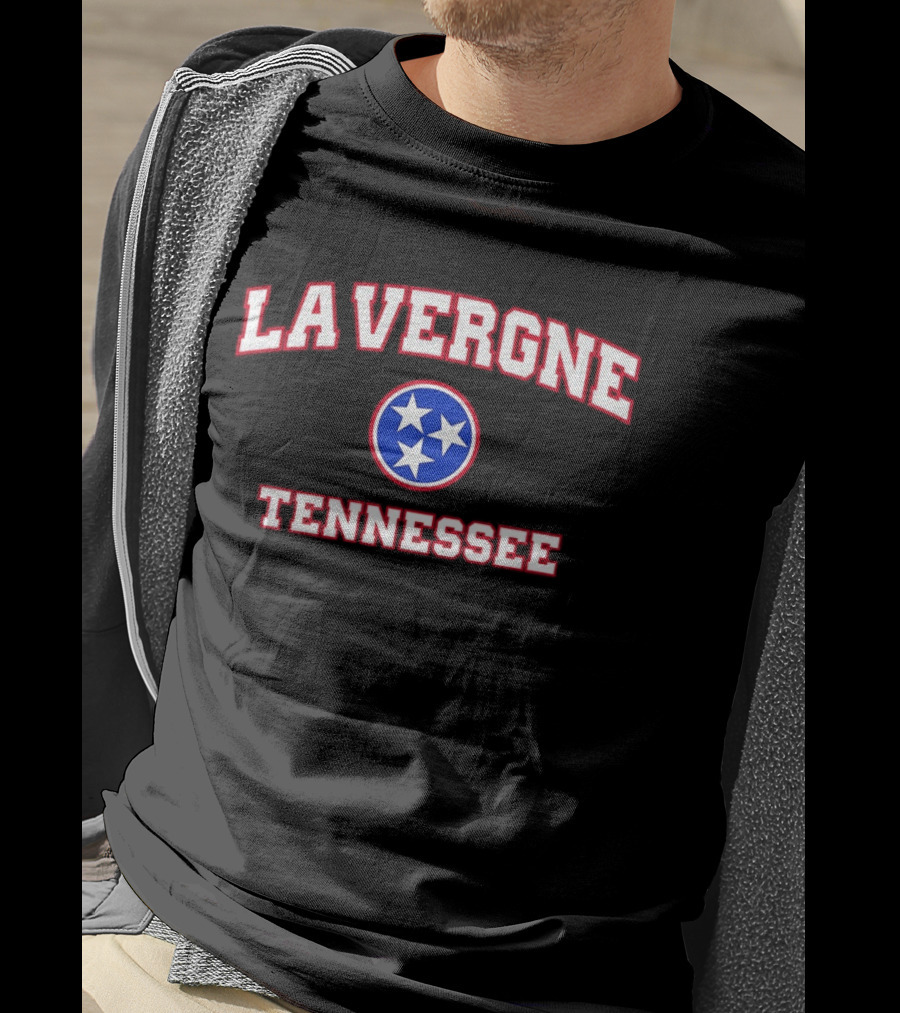 La Vergne Tennessee Tri Star Circle T-Shirt