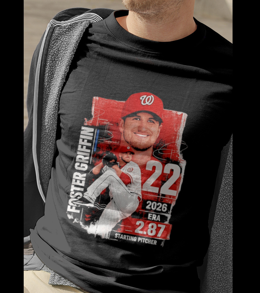 Foster Griffin 2026 ERA 2.87 Starting Pitcher 22 T-Shirt