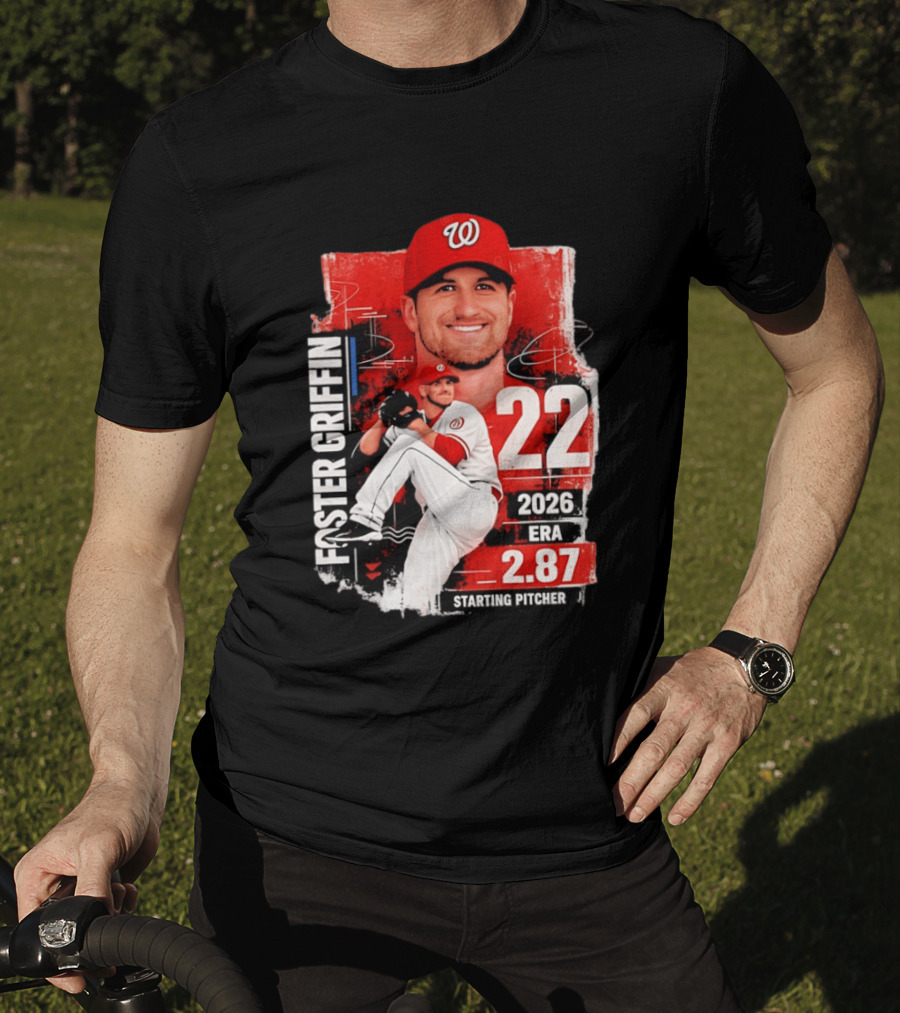 Foster Griffin 2026 ERA 2.87 Starting Pitcher 22 T-Shirt