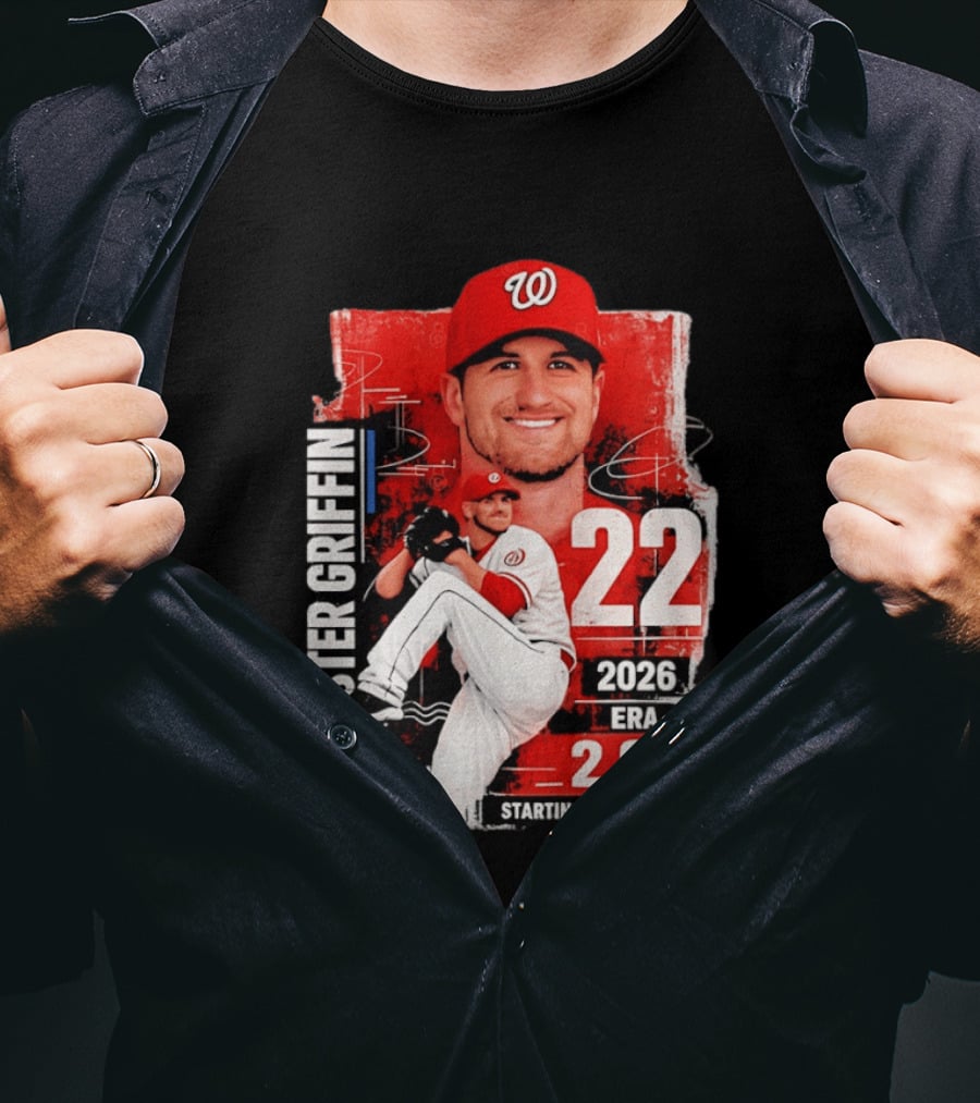 Foster Griffin 2026 ERA 2.87 Starting Pitcher 22 T-Shirt