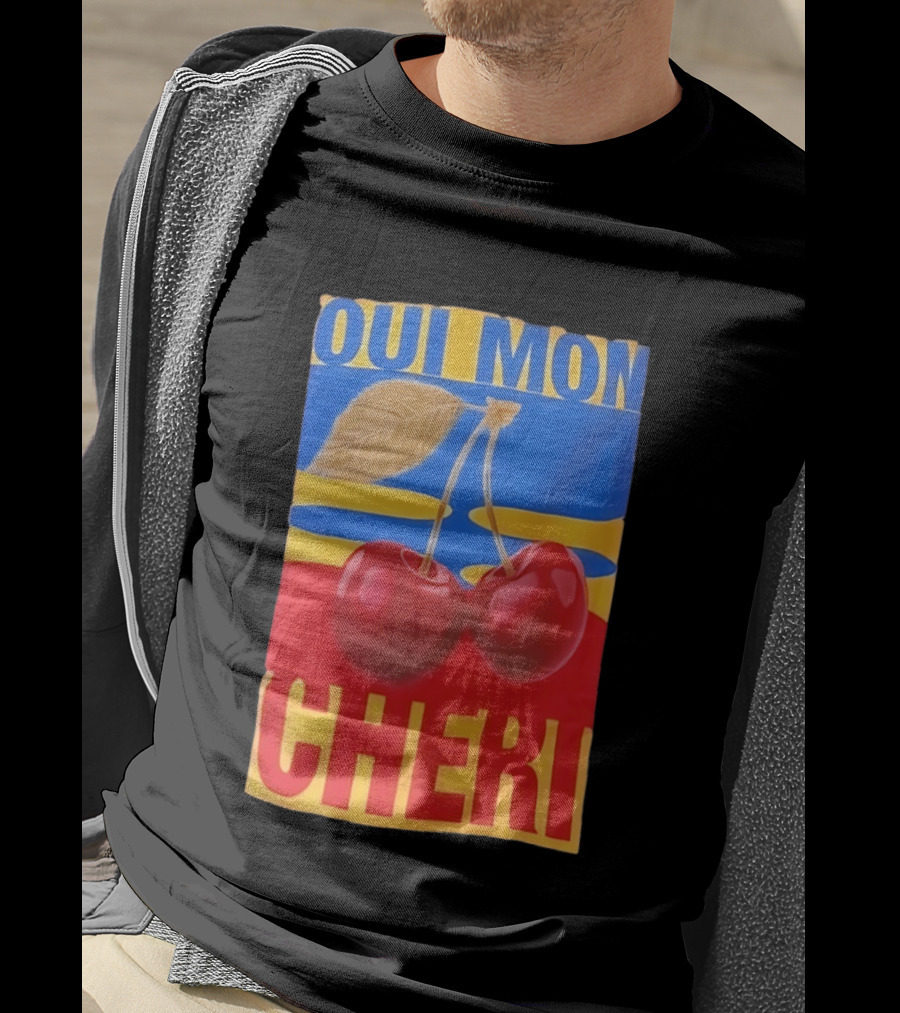 Oui Mon Cheri Cherry French Fruit T-Shirt