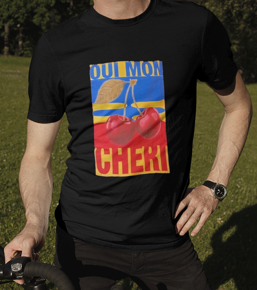 Oui Mon Cheri Cherry French Fruit T-Shirt