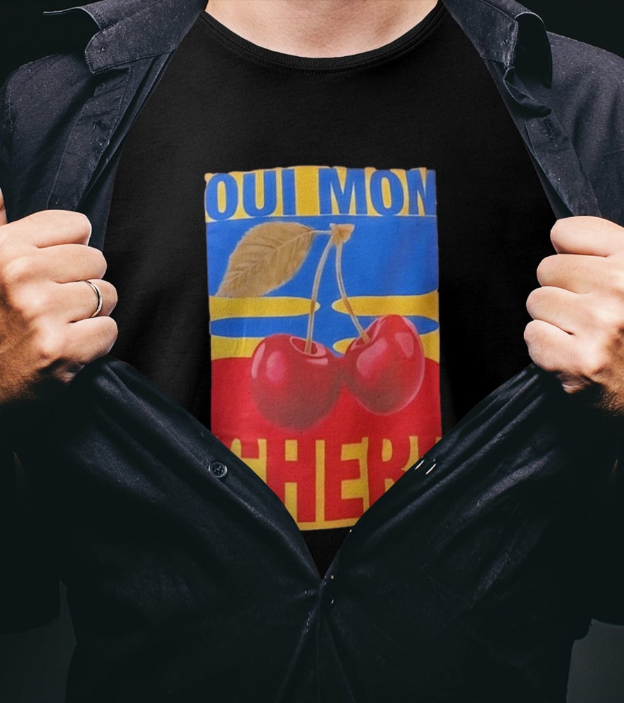 Oui Mon Cheri Cherry French Fruit T-Shirt