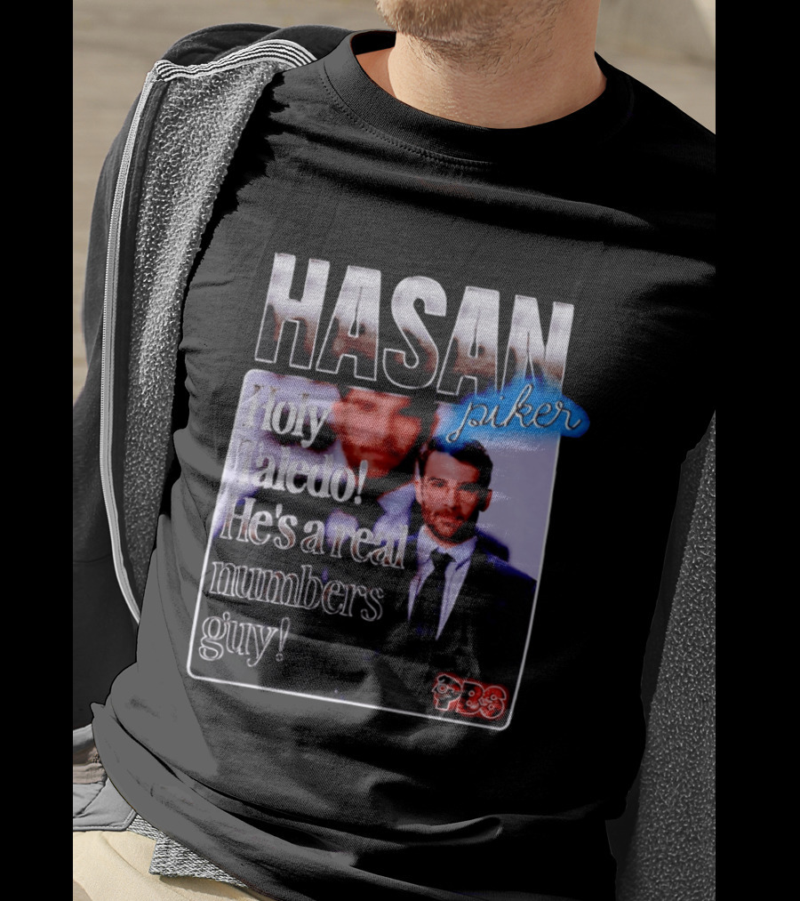 Hasan Piker Holy Taledo He's A Real Numbers Guy PBS T-Shirt