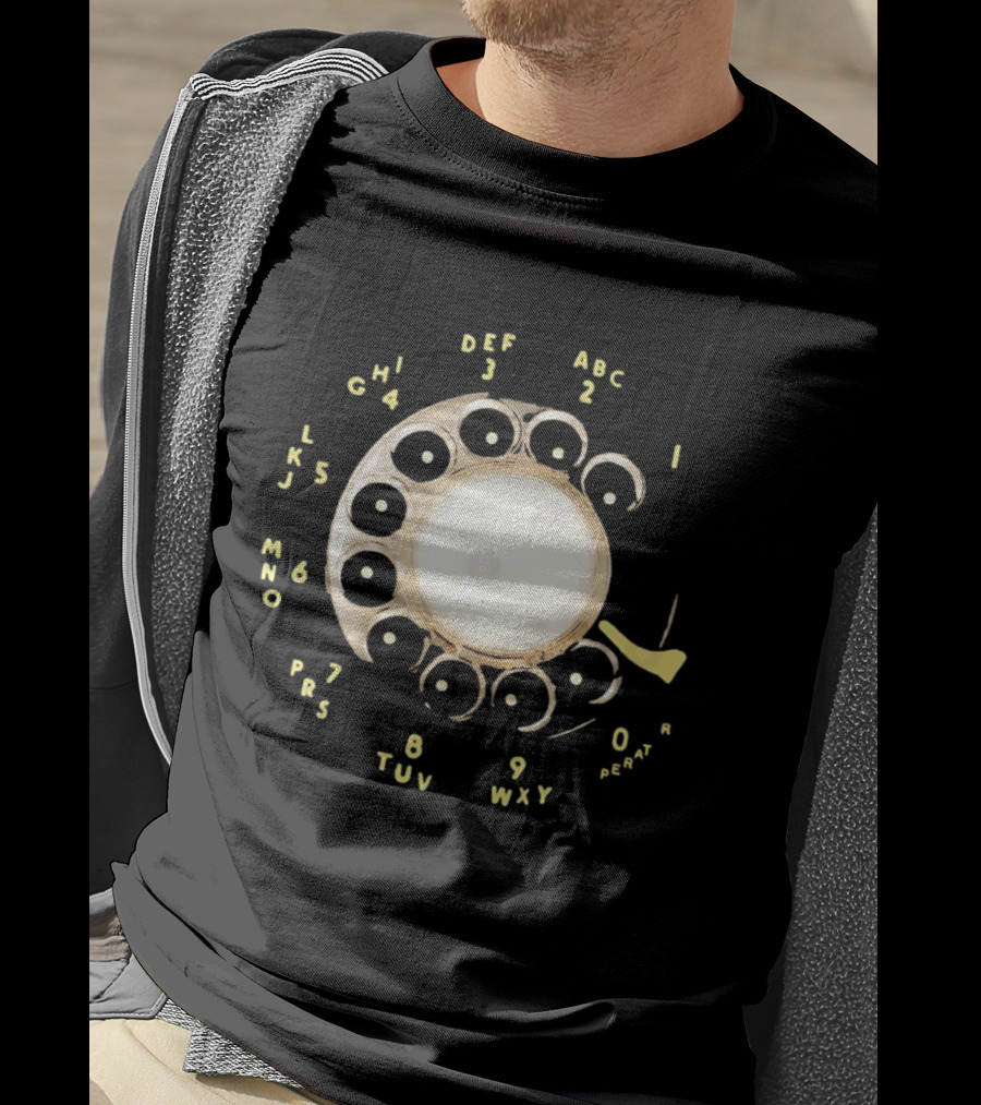 Rotary Telephone Dial ABC 1 2 3 T-Shirt