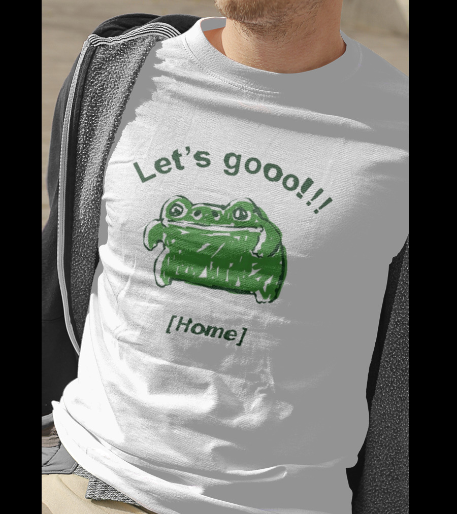 Let's Gooo Home Popcornpunk Frog T-Shirt