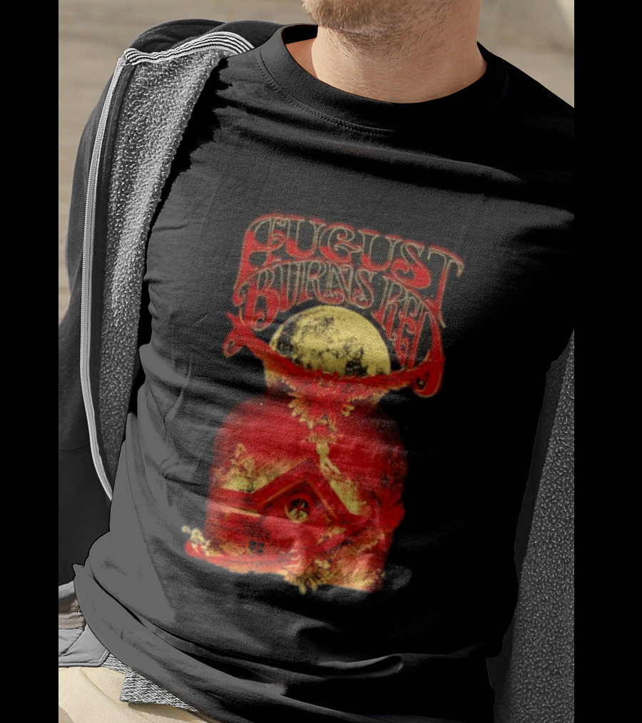 August Burns Red Owl Moon Metalcore Band Rustic Redhouse Scene T-Shirt