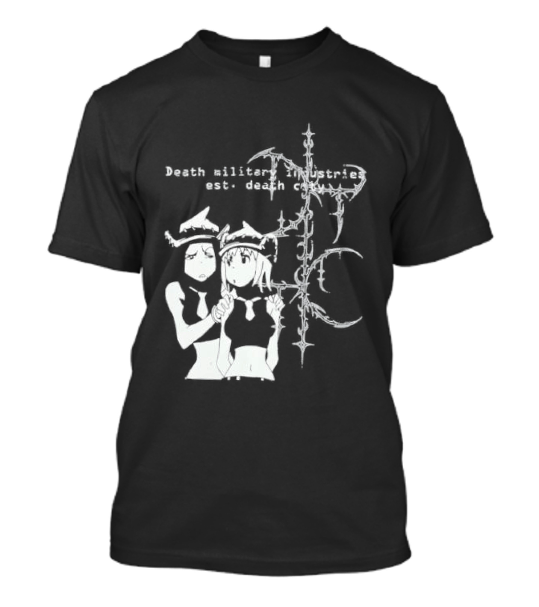 Death Military Industries Est Death City Anime Manga Cross T-Shirt
