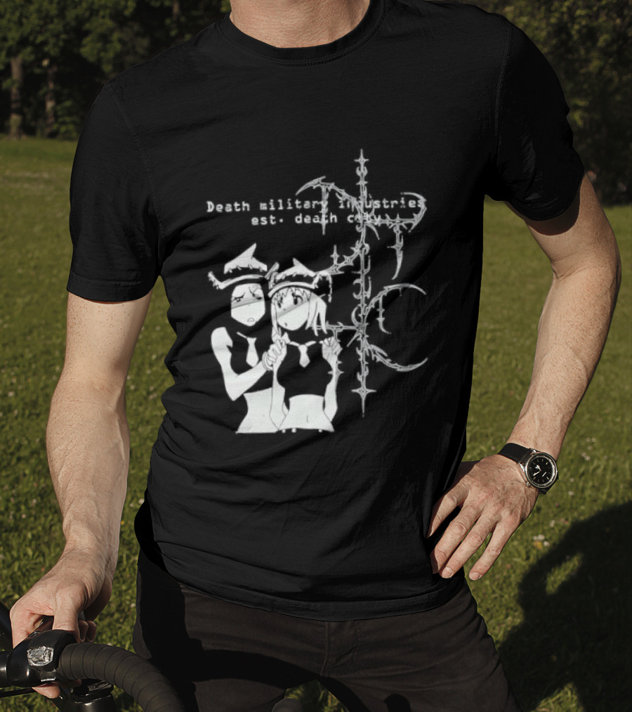 Death Military Industries Est Death City Anime Manga Cross T-Shirt