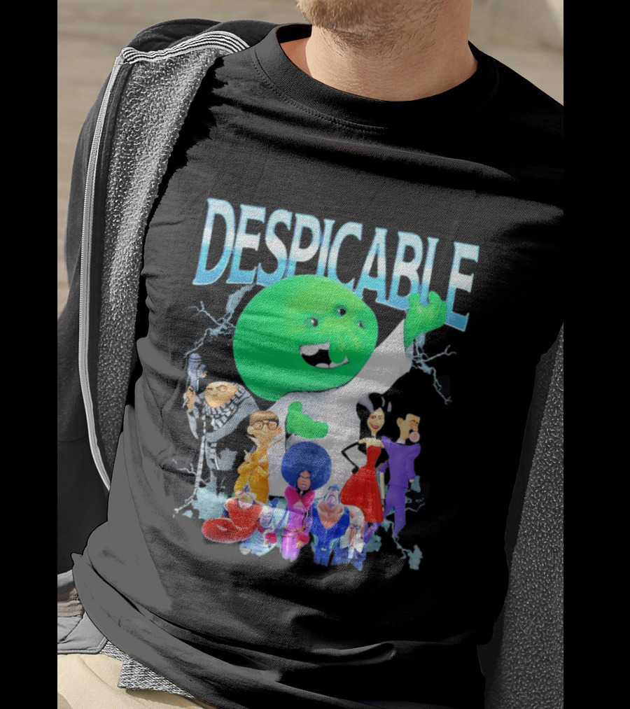 Despicable Me Featuring Gru Green Villain Group Villains T-Shirt