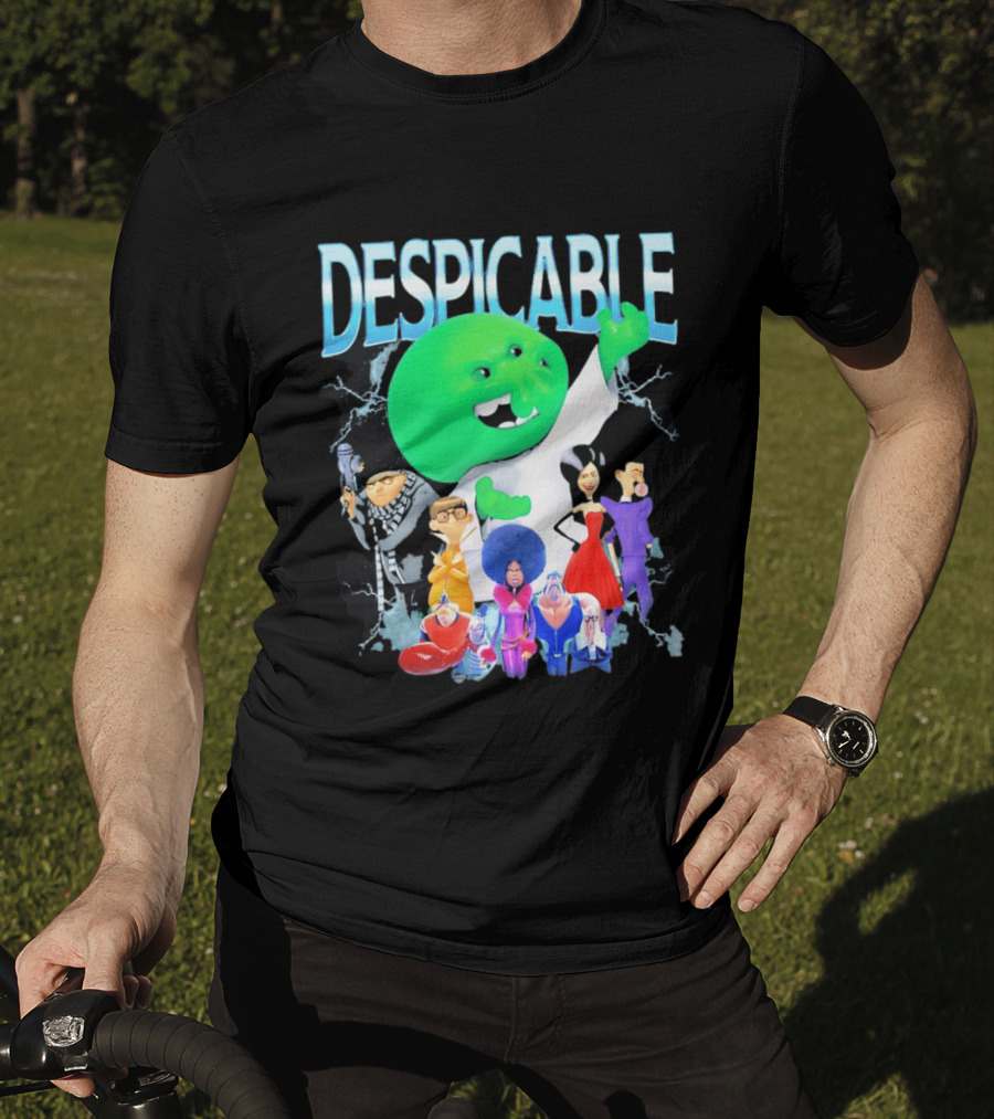Despicable Me Featuring Gru Green Villain Group Villains T-Shirt