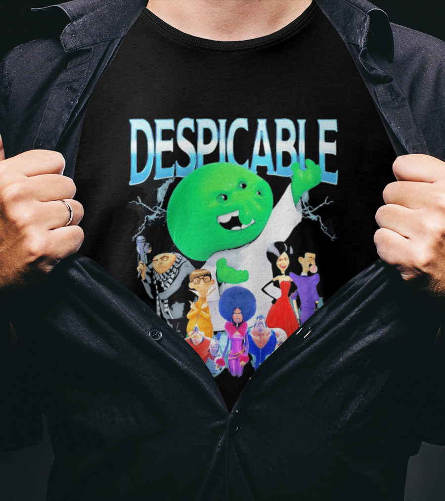 Despicable Me Featuring Gru Green Villain Group Villains T-Shirt