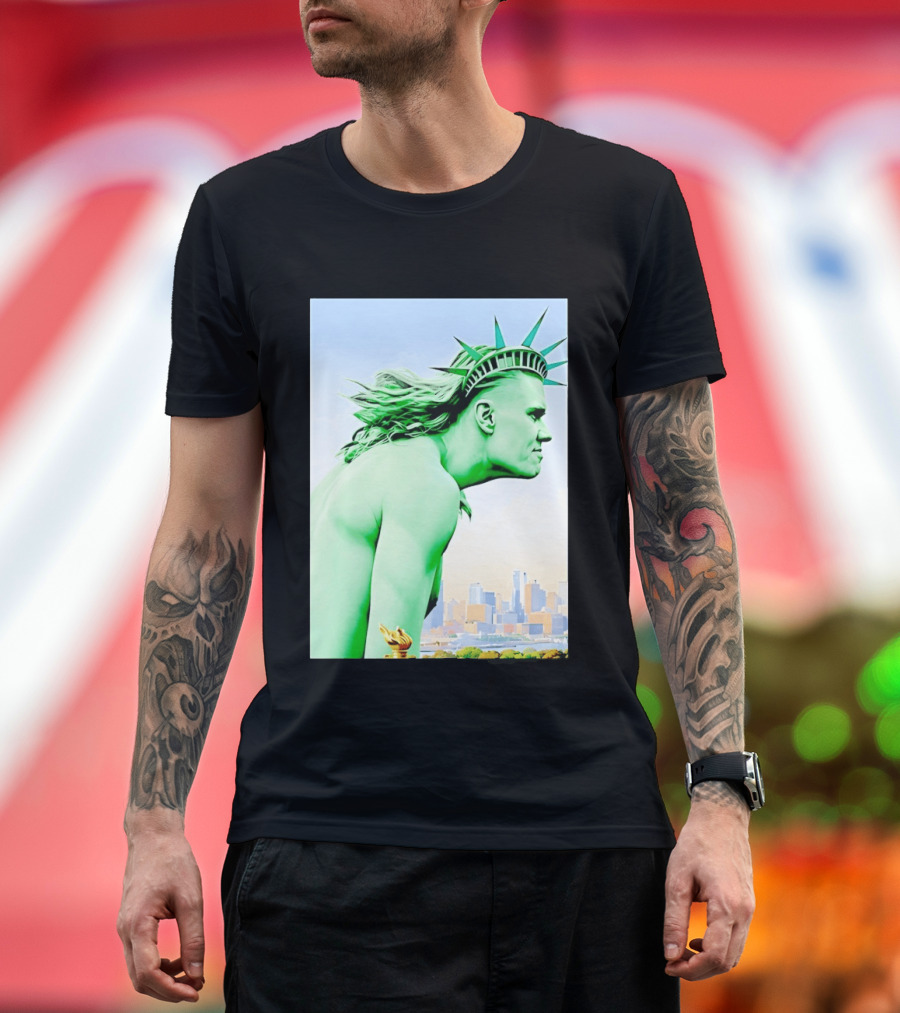 Erling Haaland Liberty Statue Meme T-Shirt