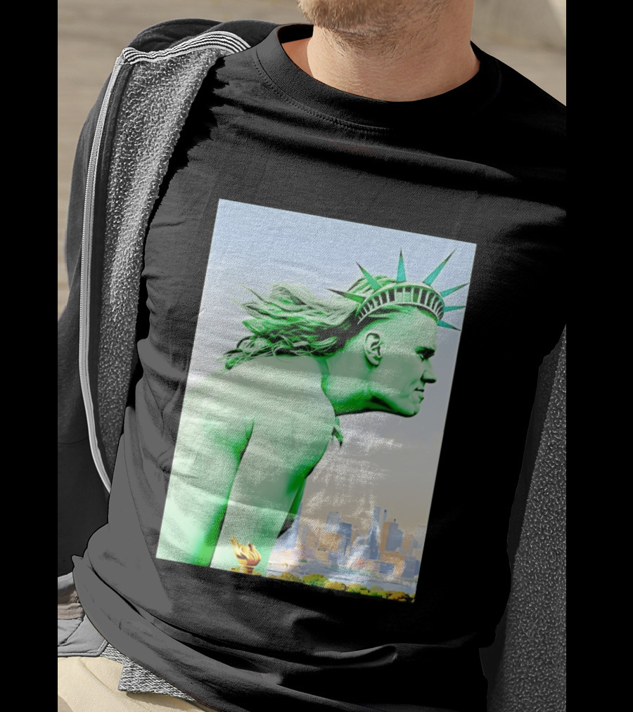 Erling Haaland Liberty Statue Meme T-Shirt