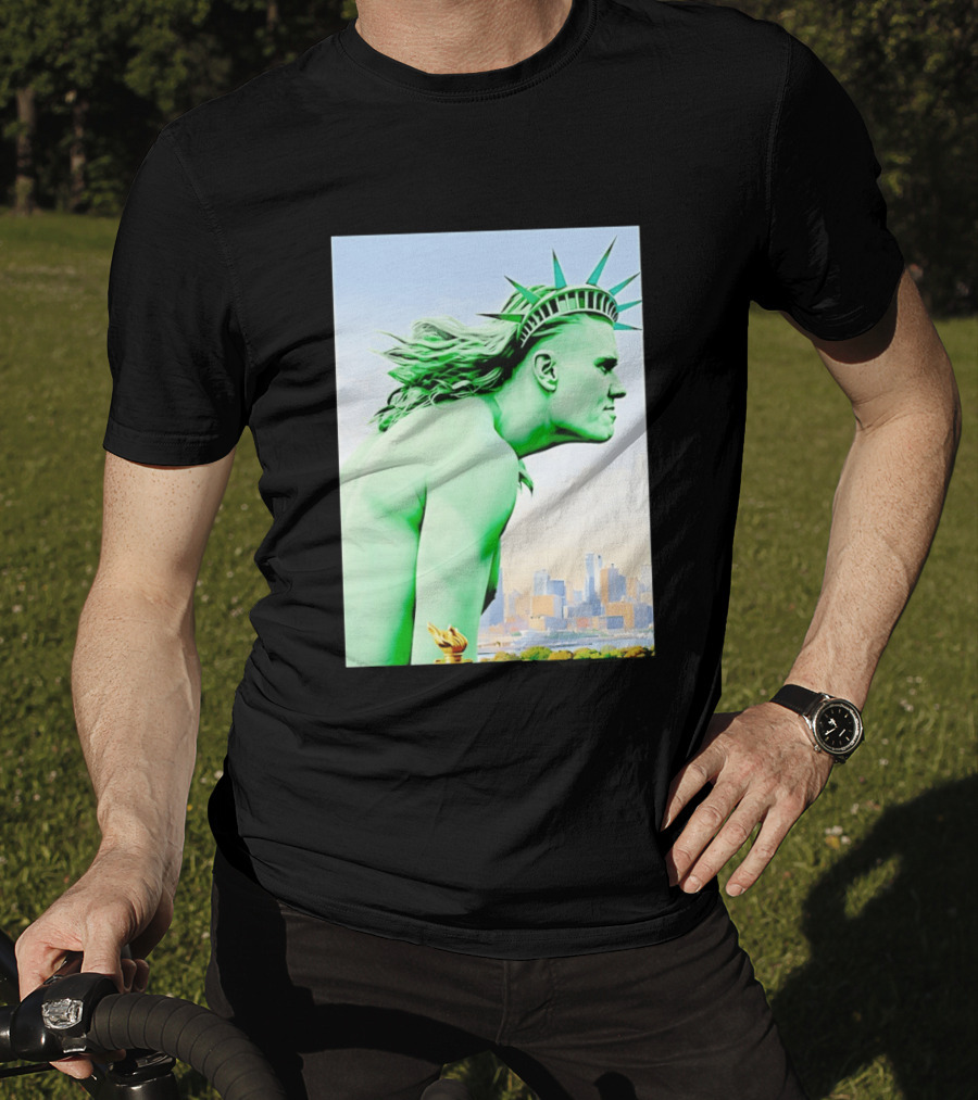 Erling Haaland Liberty Statue Meme T-Shirt