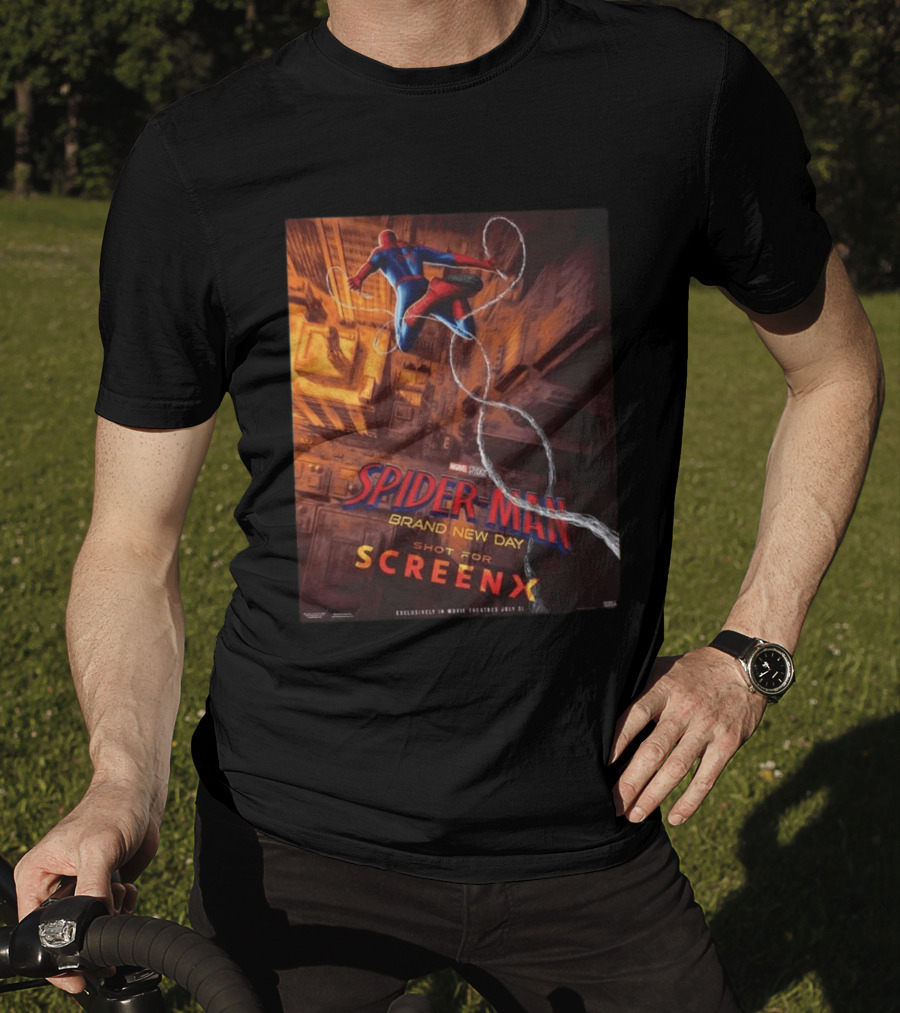 Spider Man Brand New Day Shot For ScreenX In Theaters July 31 2026 T-Shirt