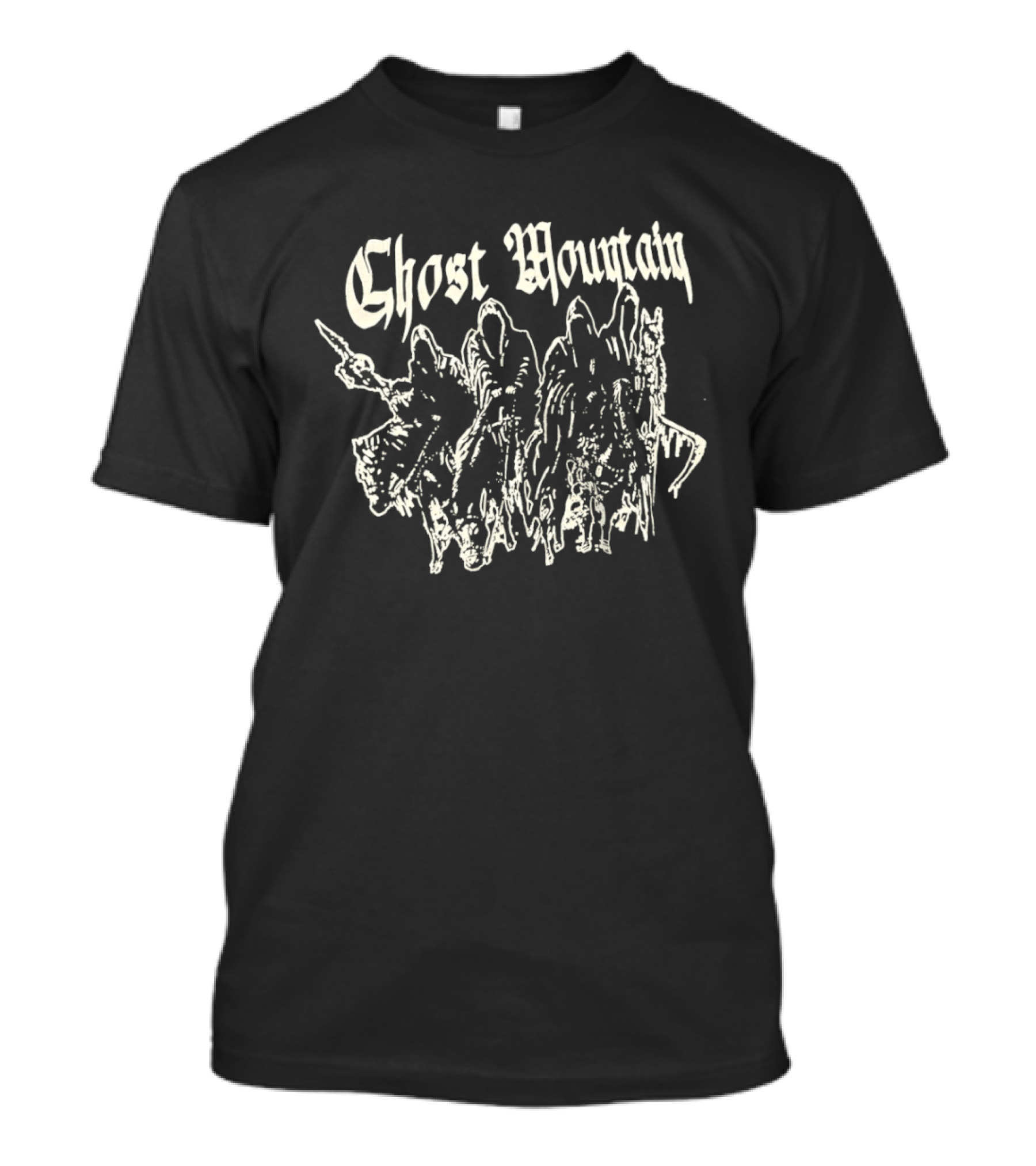 Ghost Mountain Grim Reaper Haunted Mound Spectral Figures T-Shirt
