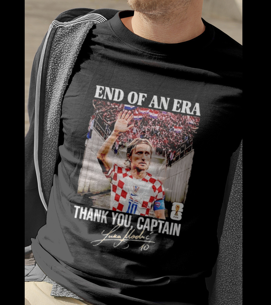Croatia End Of An Era Thank You Captain Luka Modric 10 T-Shirt