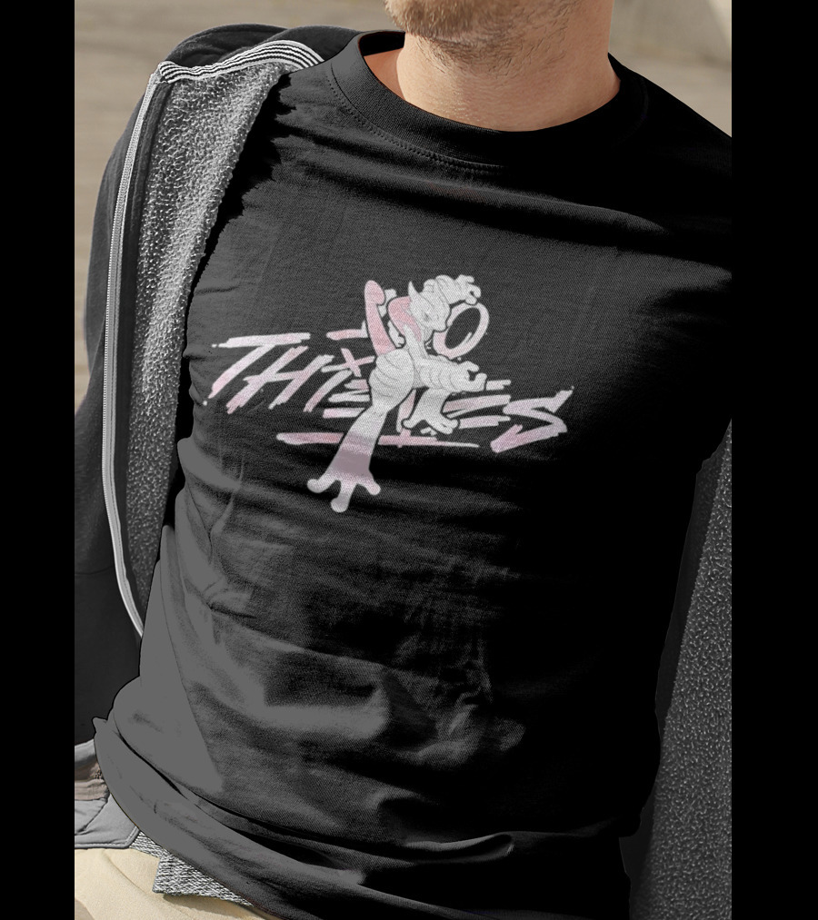 Mewtwo 100 Thieves Pokemon Collaboration Esports T-Shirt