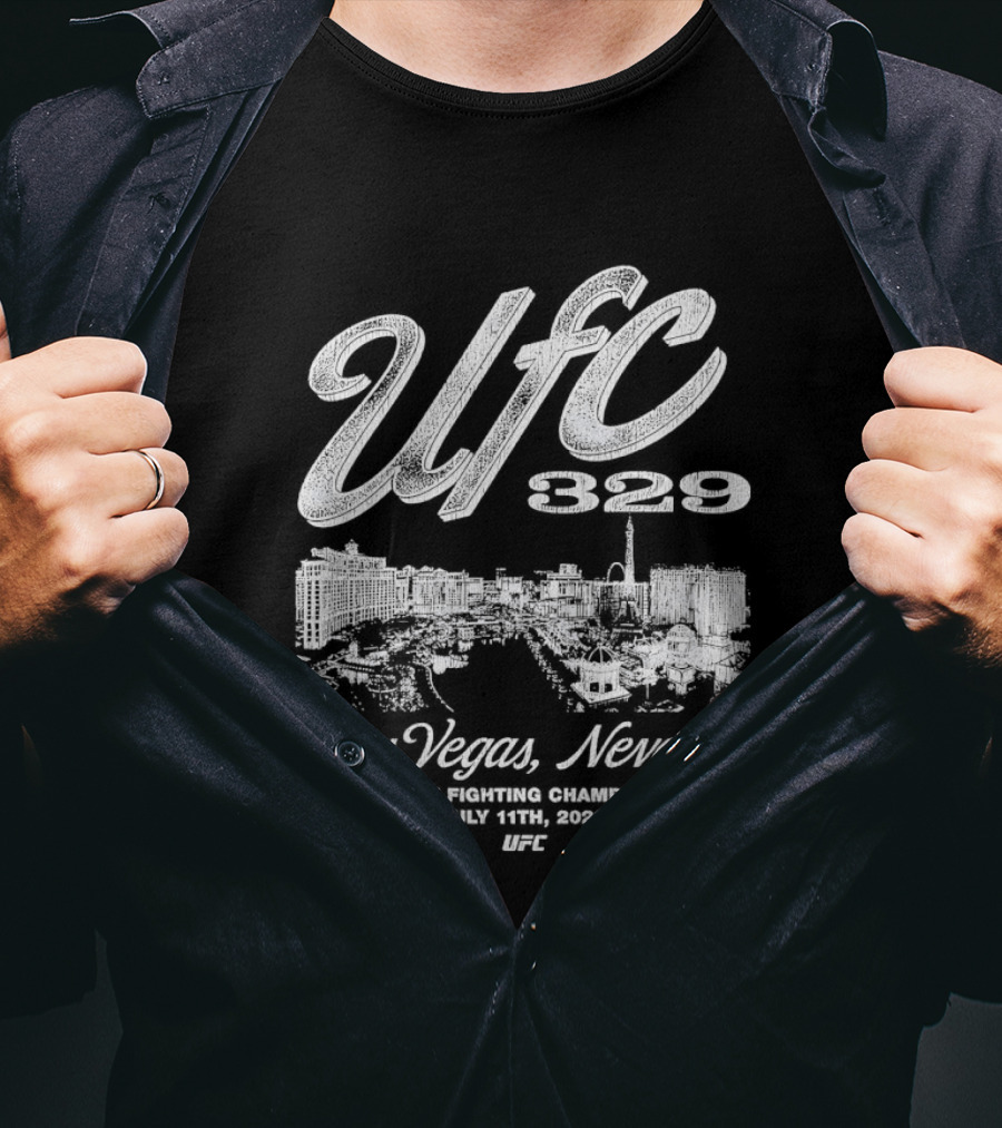 UFC 329 Las Vegas Nevada Ultimate Fighting Championship Mobile Arena 2024 T-Shirt