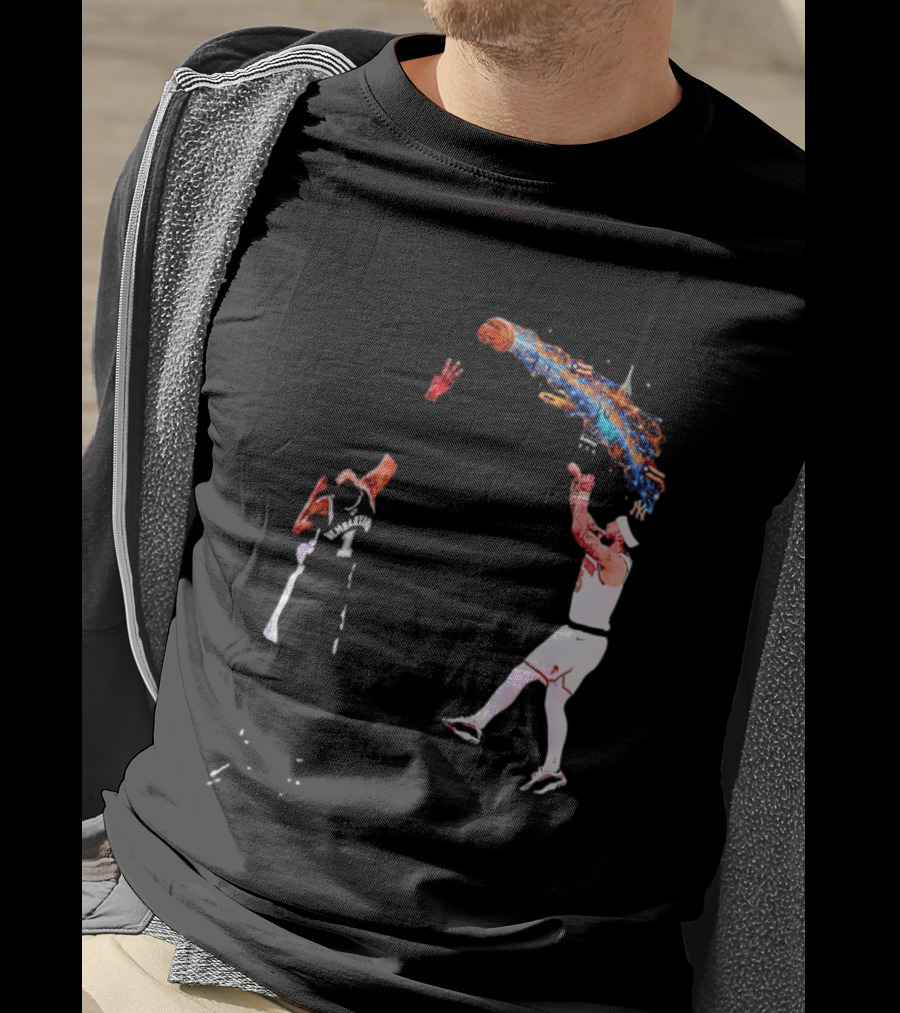 Wembanyama Vs New York Basketball Player Dynamic Showdown T-Shirt