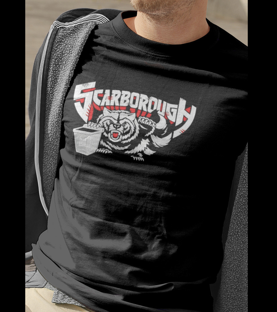 Scarborough Raccoon Trash Can Funny Wild Animal T-Shirt