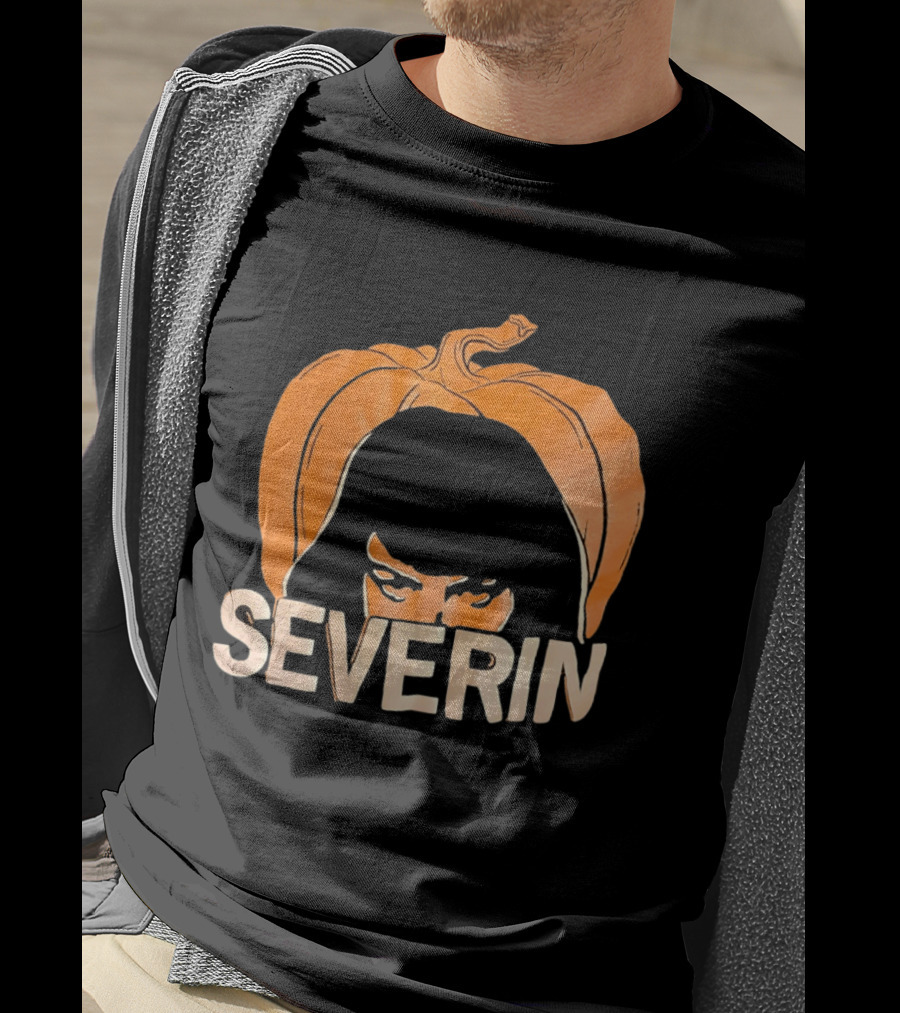 Severin Pumpkin Halloween Horror Mask T-Shirt