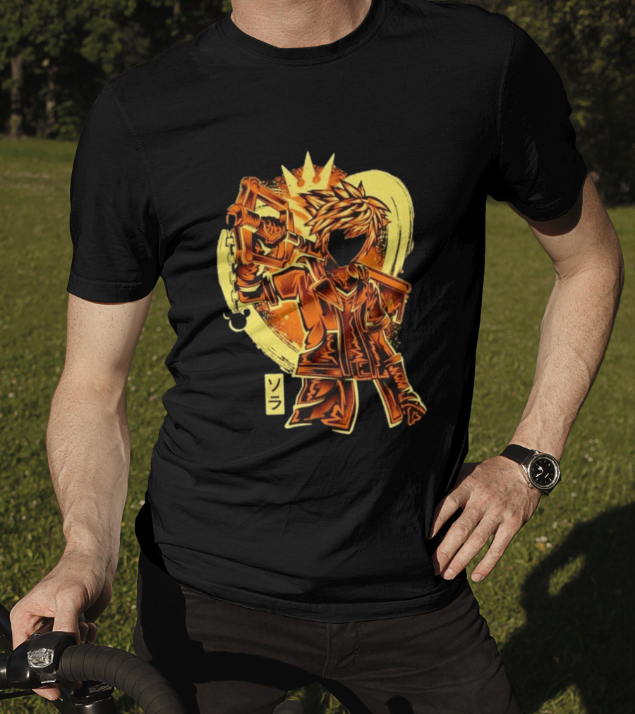Sora Kingdom Hearts Keyblade Japanese T-Shirt