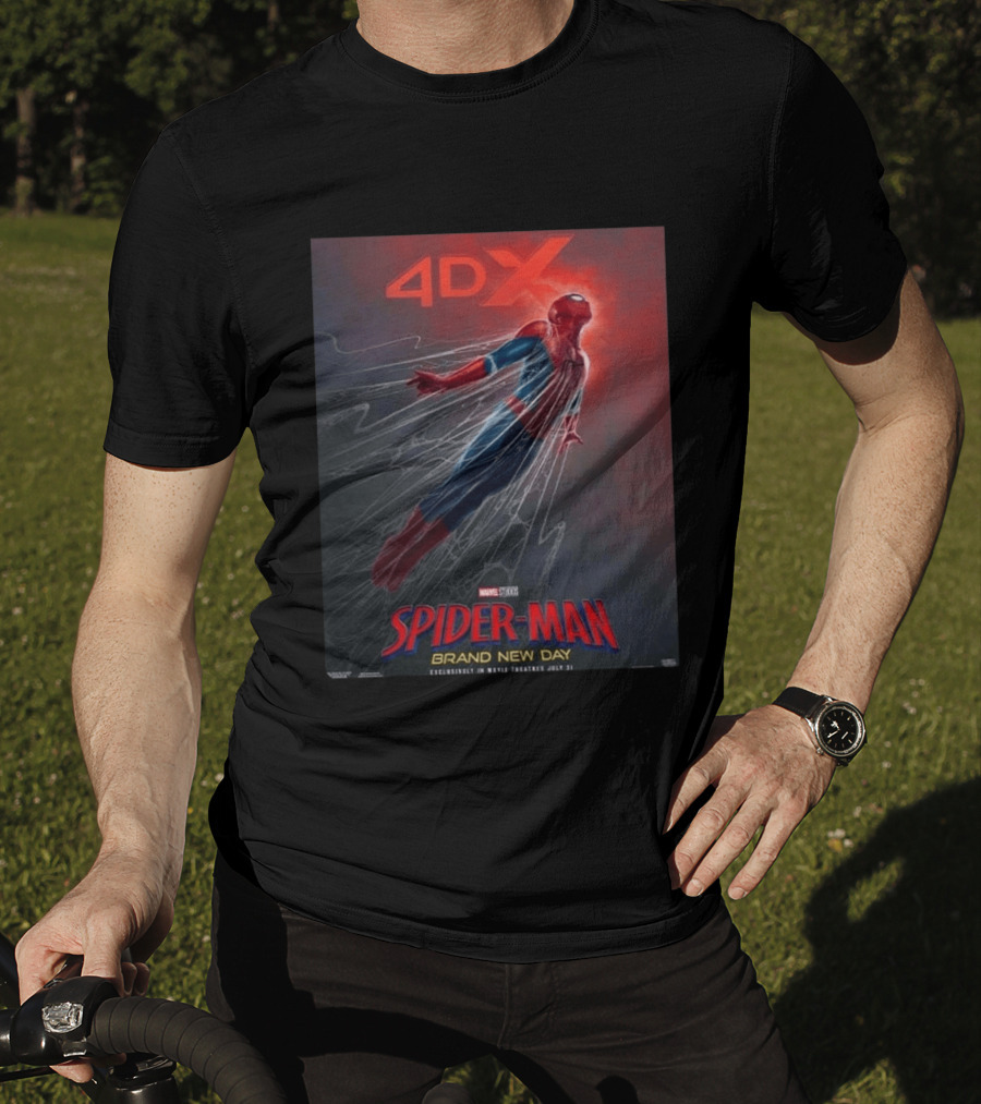 4DX Spider Man Brand New Day Movie Marvel Studios July 31 2026 T-Shirt