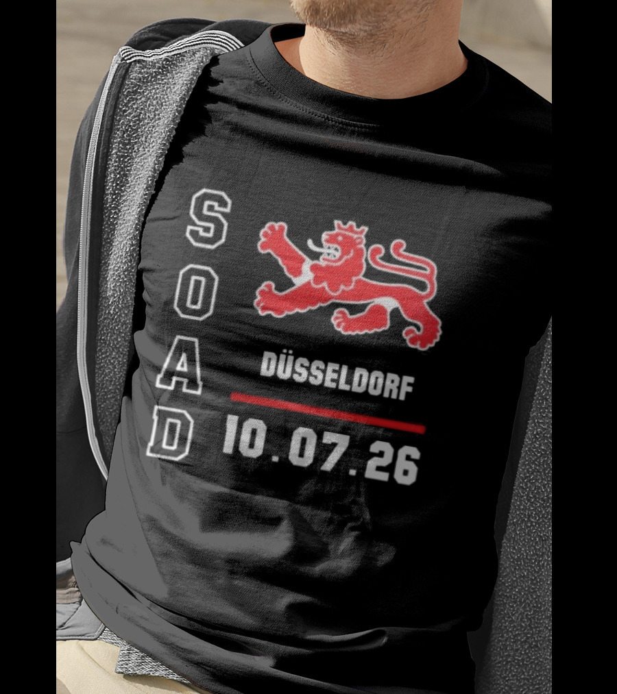 SOAD Düsseldorf 2026 Red Lion Event 10.07.26 T-Shirt
