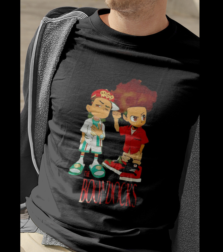 The Boondocks Riley And Huey Freeman Characters By Aaron McGruder T-Shirt