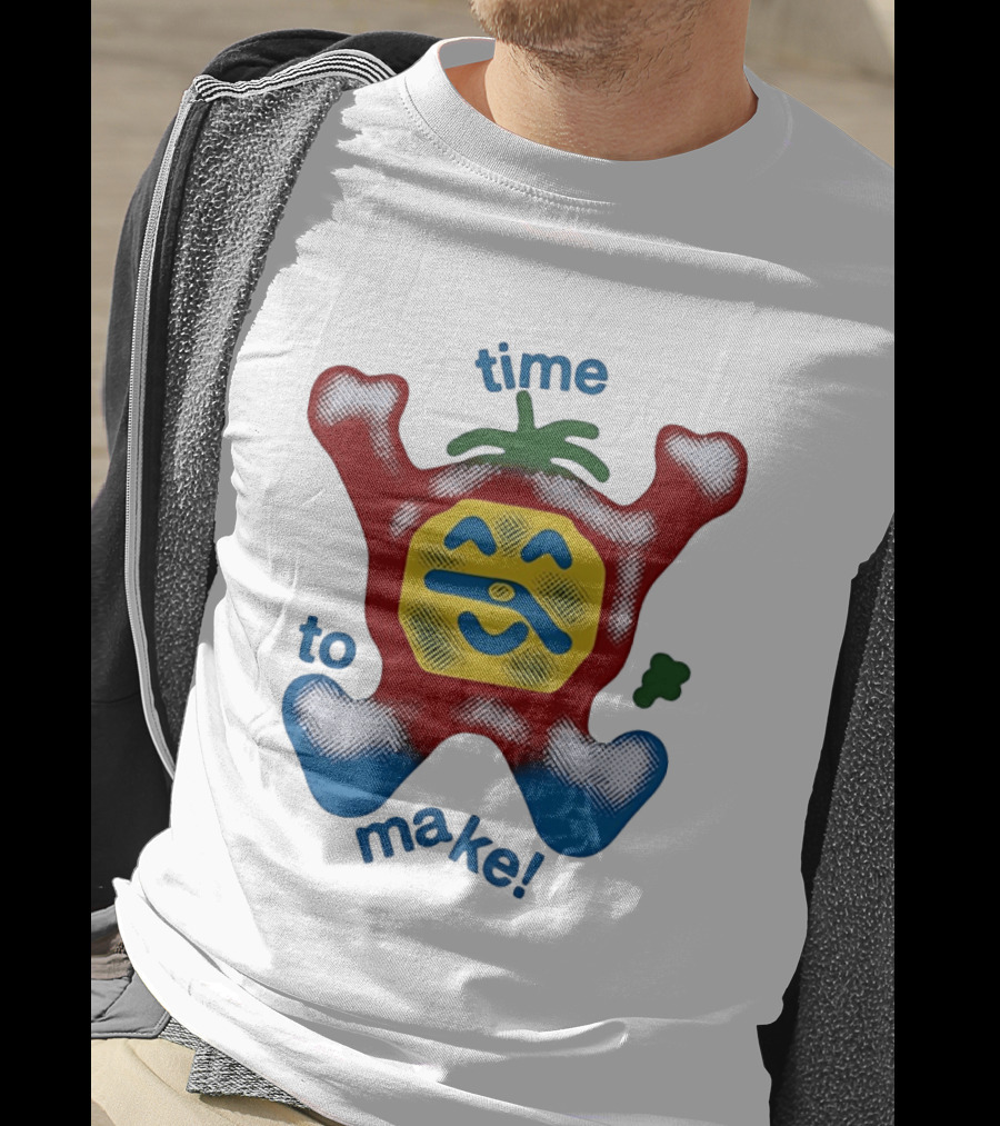 Time To Make Tomato Face Playful T-Shirt