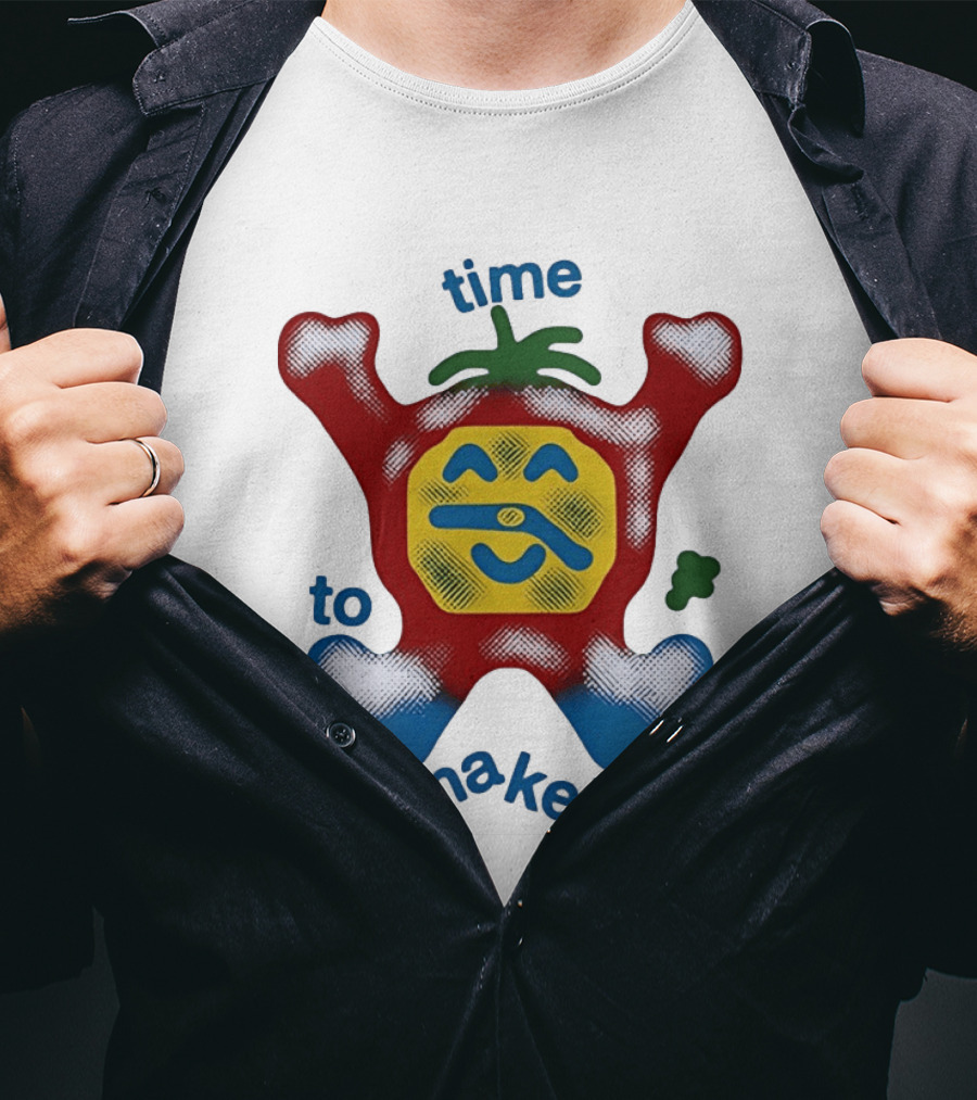 Time To Make Tomato Face Playful T-Shirt