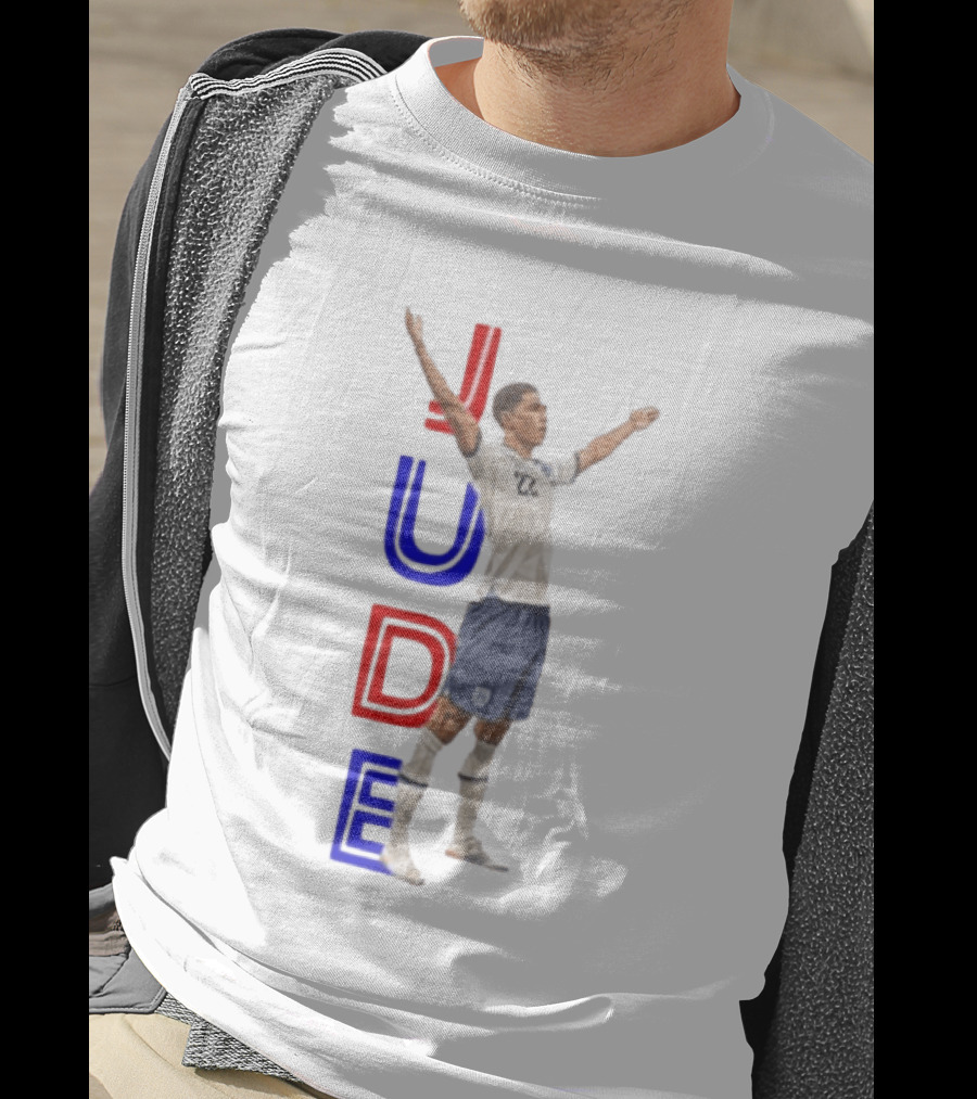 Jude Bellingham No 22 England National Football Team Victory Celebration T-Shirt