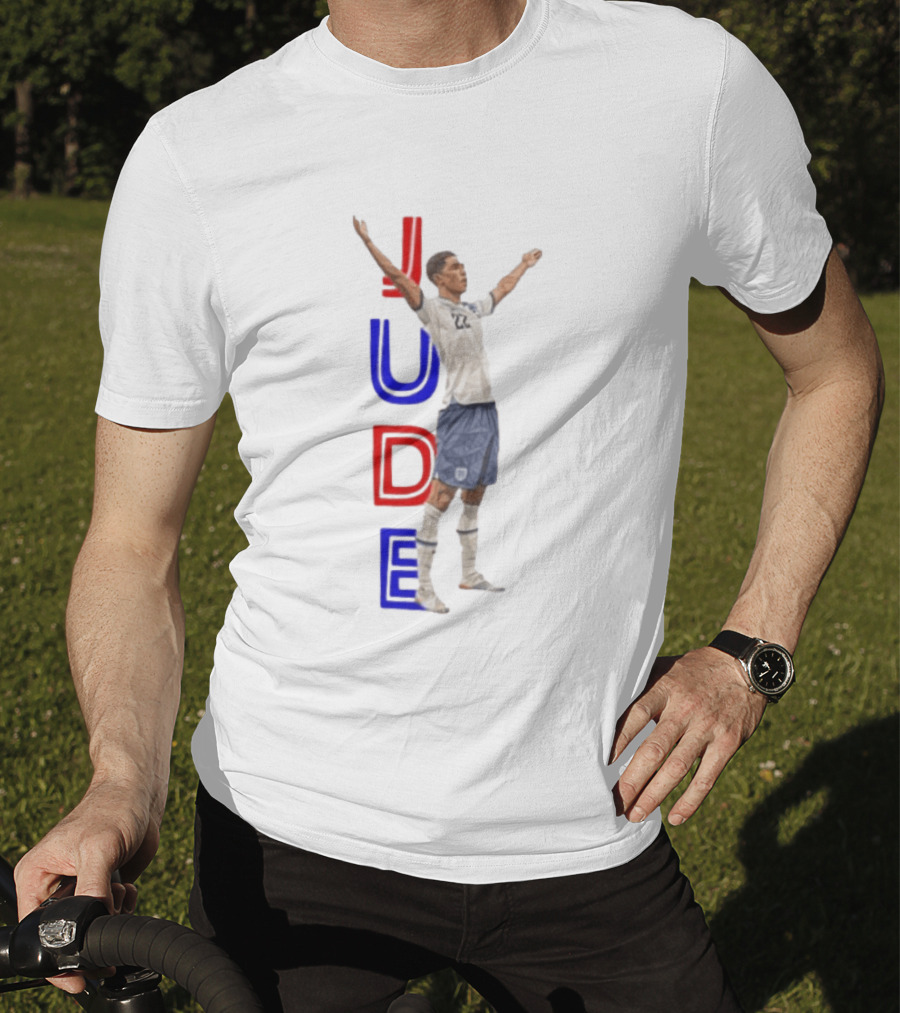 Jude Bellingham No 22 England National Football Team Victory Celebration T-Shirt