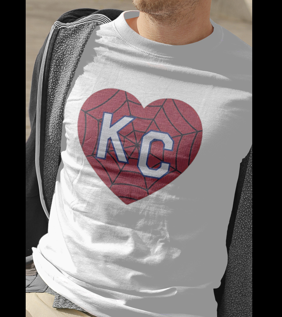 KC Heart Spiderweb T-Shirt