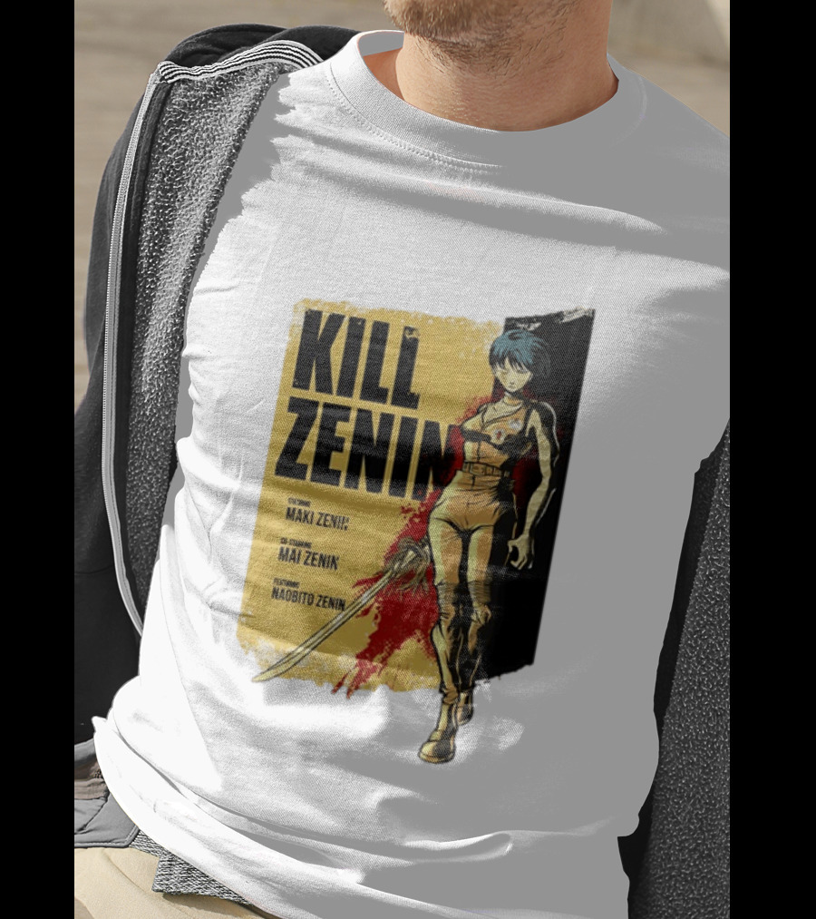 Kill Zenin Maki Mai Naobito Characters Anime T-Shirt