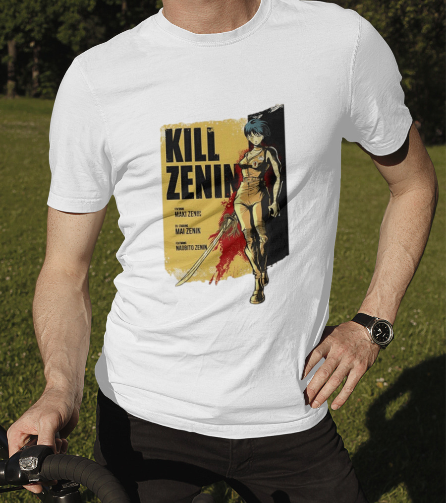 Kill Zenin Maki Mai Naobito Characters Anime T-Shirt