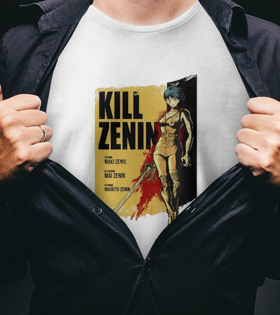 Kill Zenin Maki Mai Naobito Characters Anime T-Shirt