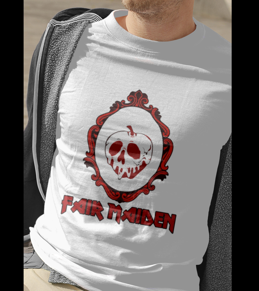Fair Maiden Poison Apple Mirror Snow White Classic Tale T-Shirt