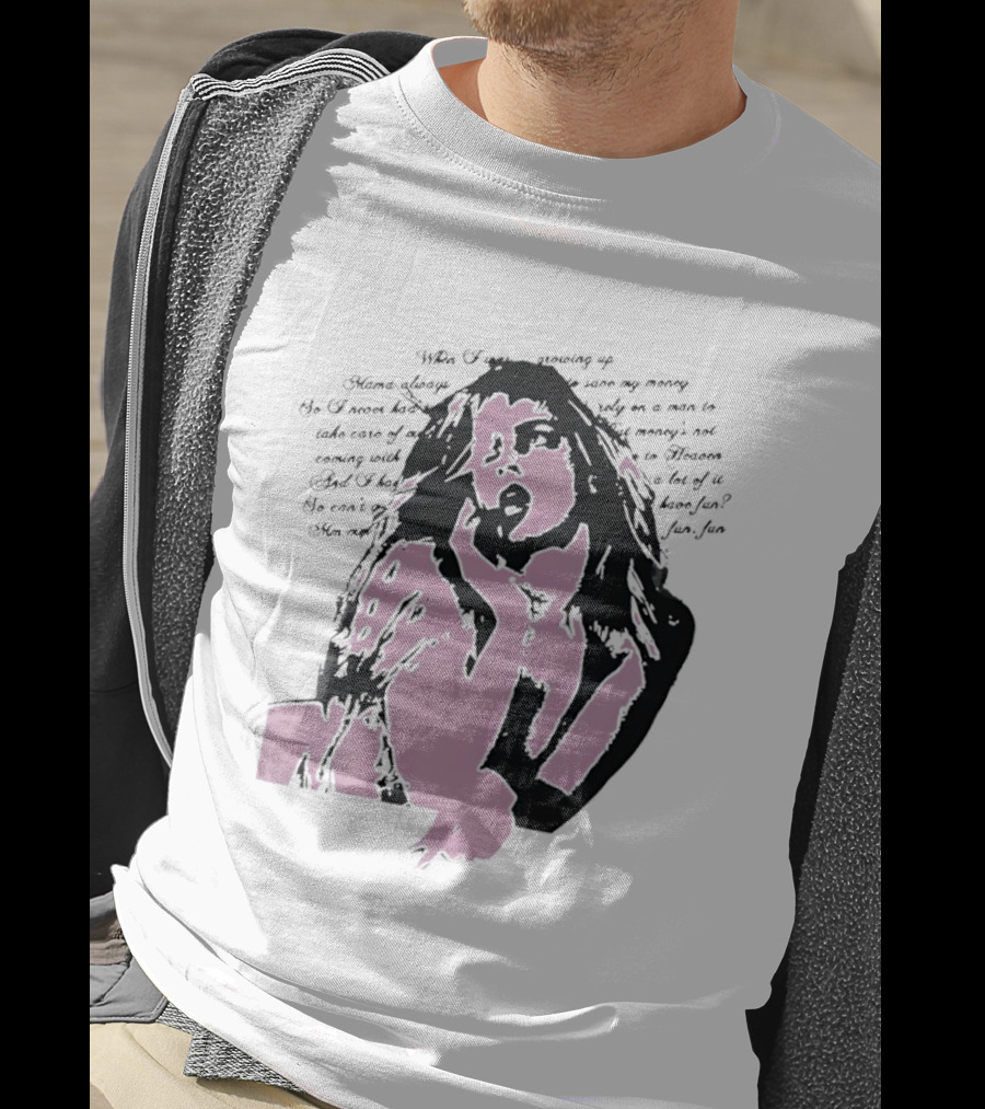 Madonna Material Girl Lyrics 80s Pop T-Shirt