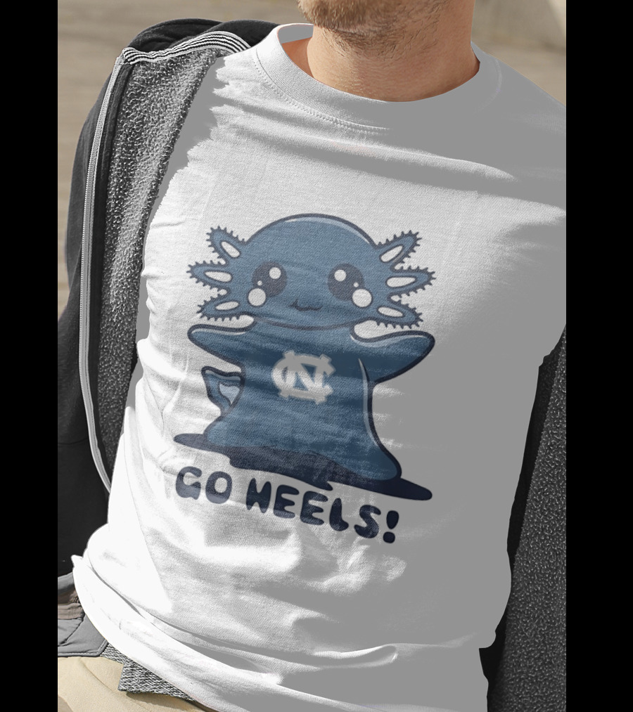 North Carolina Tar Heels Axolotl Go Heels T-Shirt