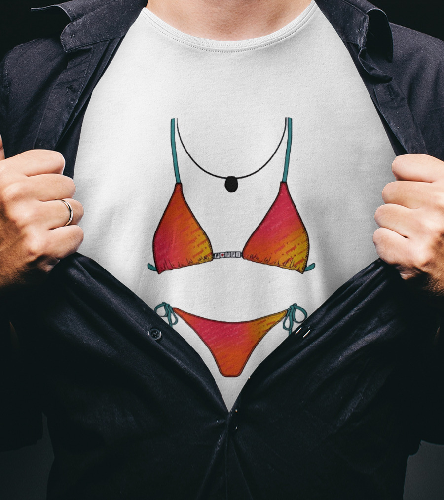 Poppi Bikini Swimsuit Colorful Summer Beachwear T-Shirt