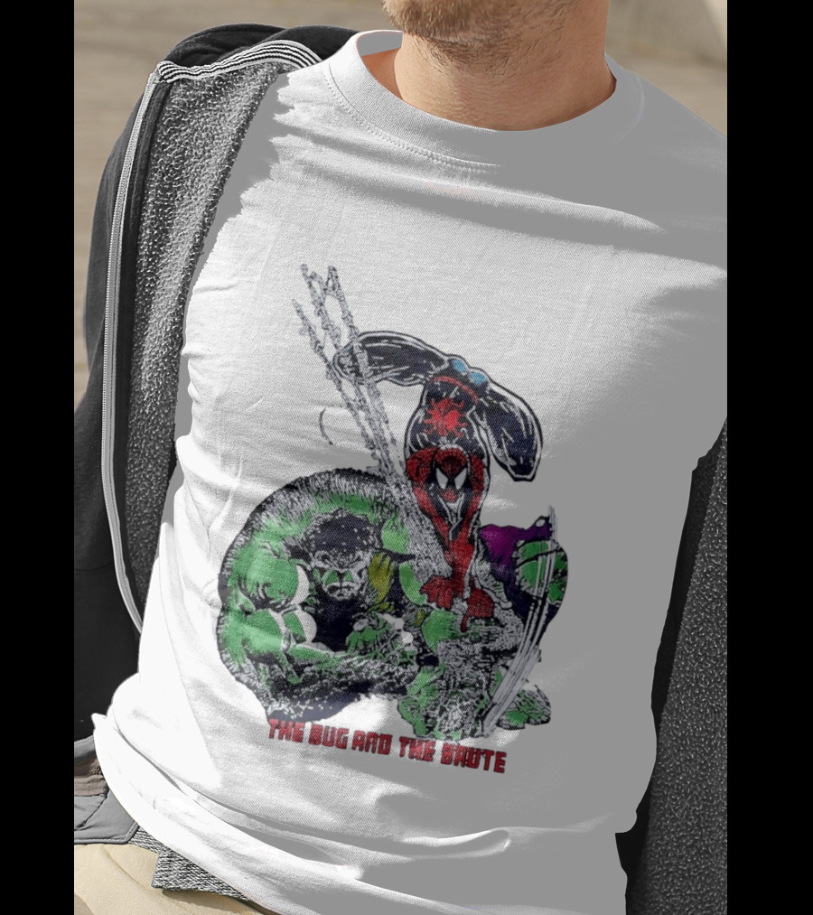 Spider Man And Hulk The Bug And The Brute Dynamic Duo Comic T-Shirt
