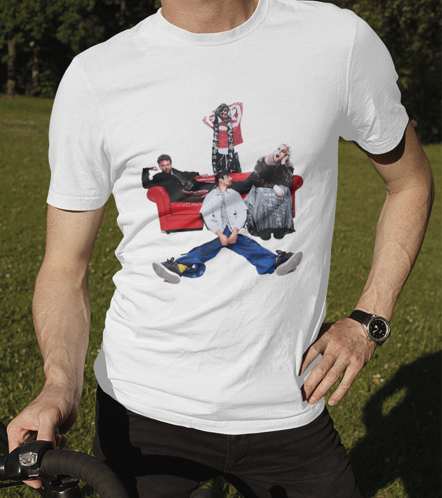 The 1975 Members Red Sofa Matty Healy Aesthetic T-Shirt