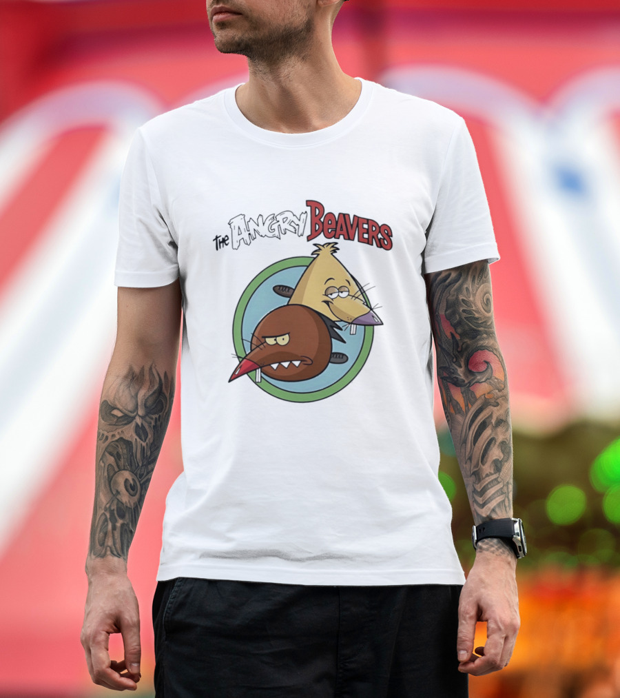 The Angry Beavers Nickelodeon 90s Cartoons Daggett And Norbert T-Shirt