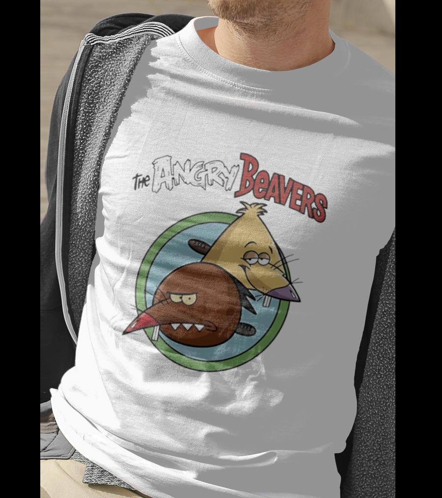 The Angry Beavers Nickelodeon 90s Cartoons Daggett And Norbert T-Shirt