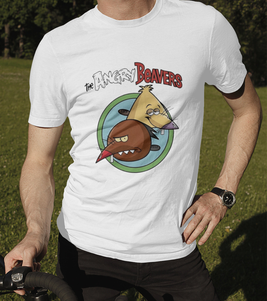 The Angry Beavers Nickelodeon 90s Cartoons Daggett And Norbert T-Shirt